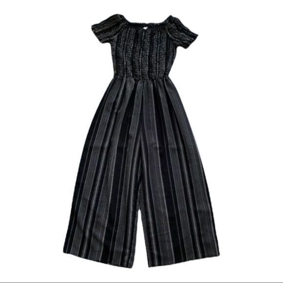 Xhilaration Off The Shoulder Jumpsuit XS Black - Picture 2 of 5